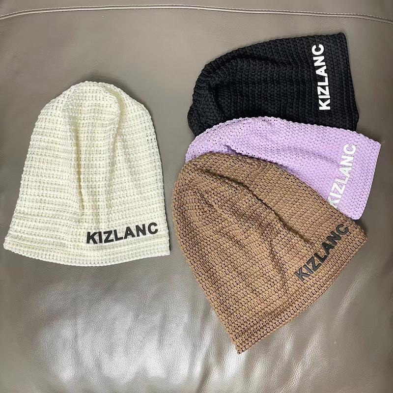 

Персонализированная модная сетчатая вязаная шапка-бини, женская уличная ретро-тренд, женская шапка-бини, партия one size fits all фиолетовый