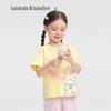 Girls' Cartoon Print Short Sleeve T-Shirt