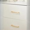 Moderne minimalistische Griffe Schrankkommoden Messinggold Schranktürgriffe Schrank Schubladenknöpfe Küchenmöbelbeschläge