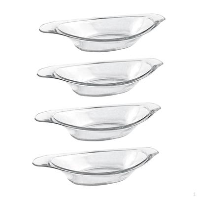 4x Banana Split Bowls Dessert Bowl Serving Food Storage Container Ice Cream Sundae Dish