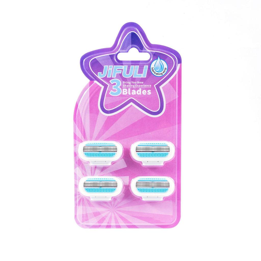 Universal Triple-Blade Women's Razor for Armpit, Leg, and Underarm Shaving