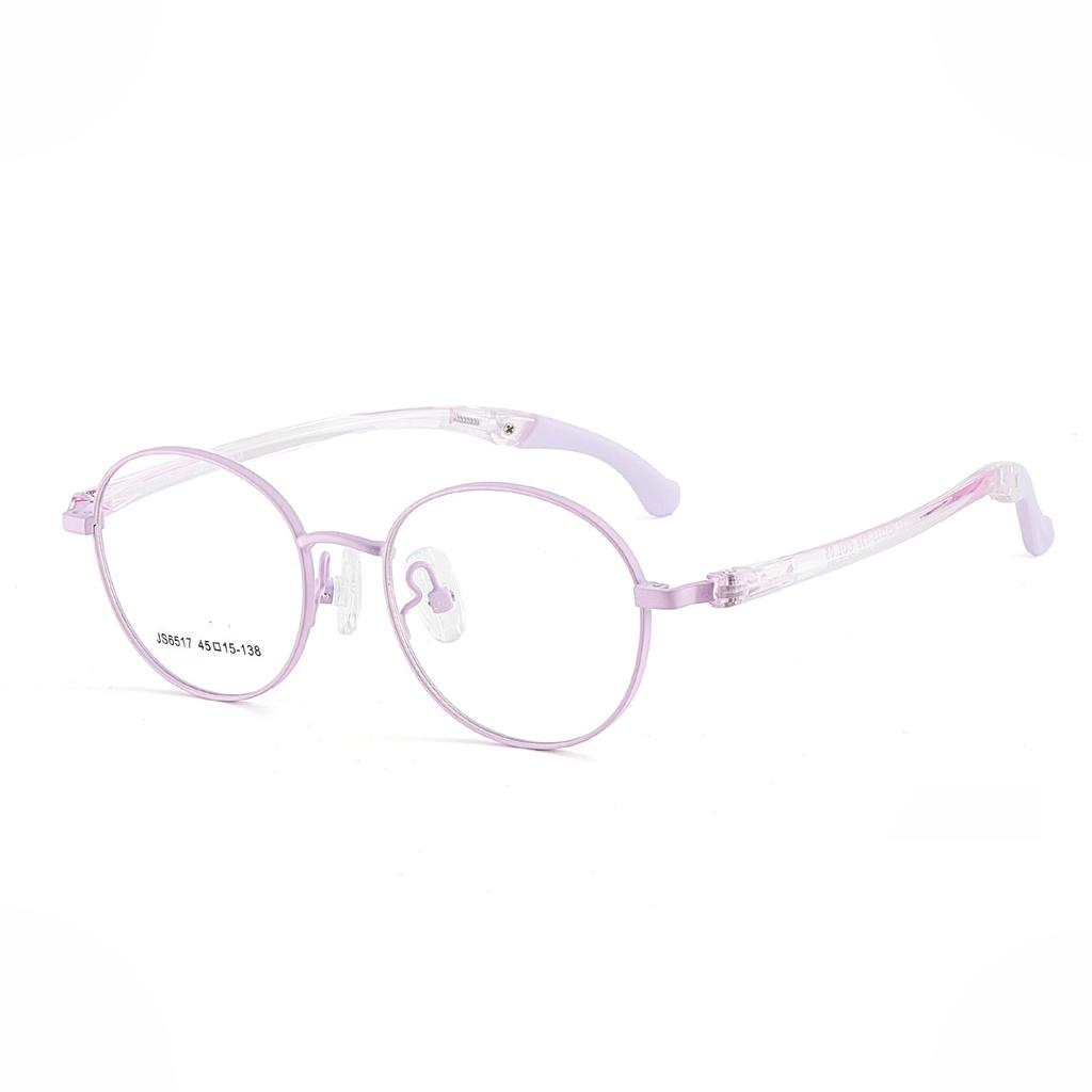New Kids Anti-slip Ear Hook Sports Glasses Frame Silicone Nose Pads Boys Girls Comfortable Optical Prescription Glasses JS6517