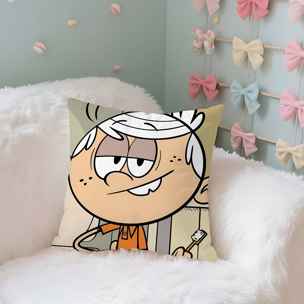 Anime TheLLoudsHHouses Case Plush Fabric Soft Pillowcase Double Sided Print Cushion Cover Household Gifts