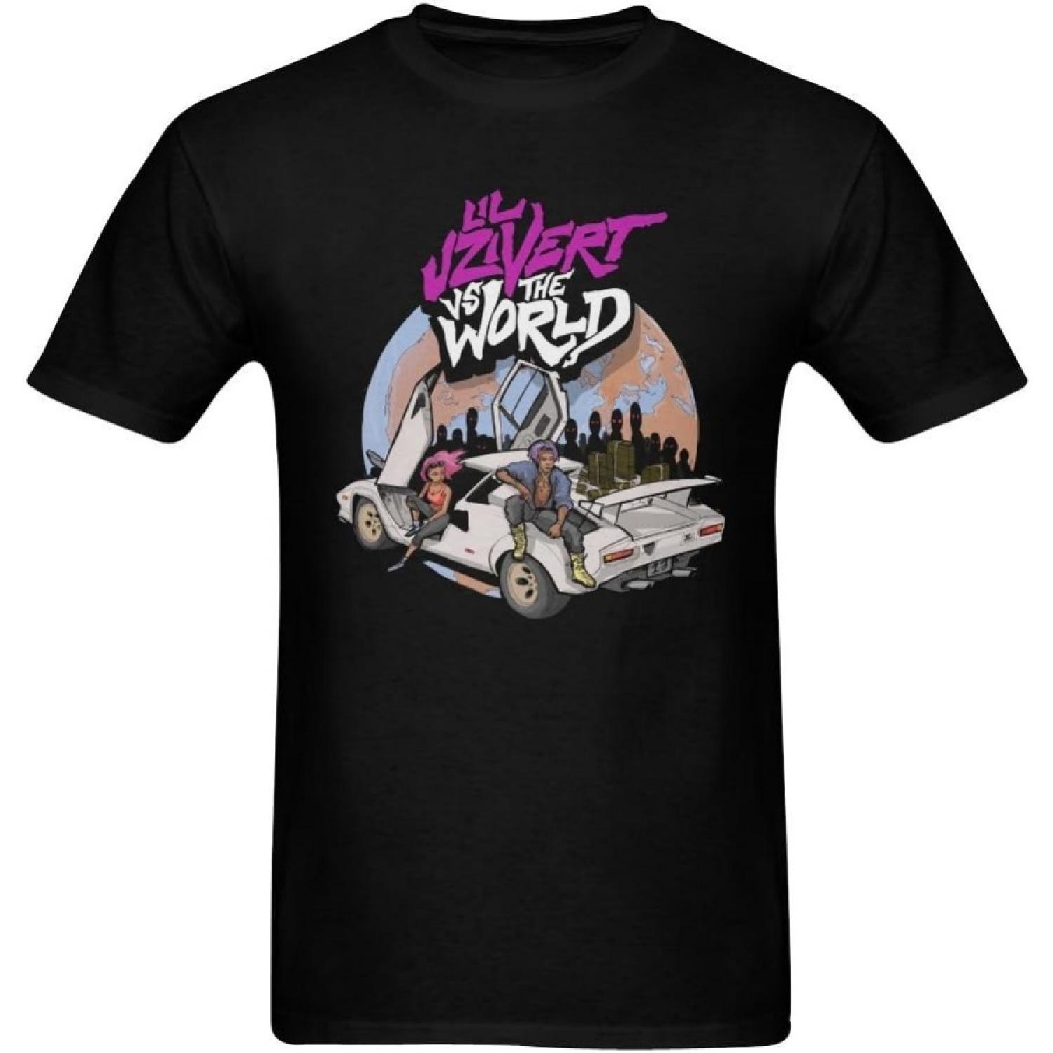 

ZIFENG Men s Lil Uzi Vert Vs The World Lil Uzi Vert T Shirts XXXXXL різнокольоровий