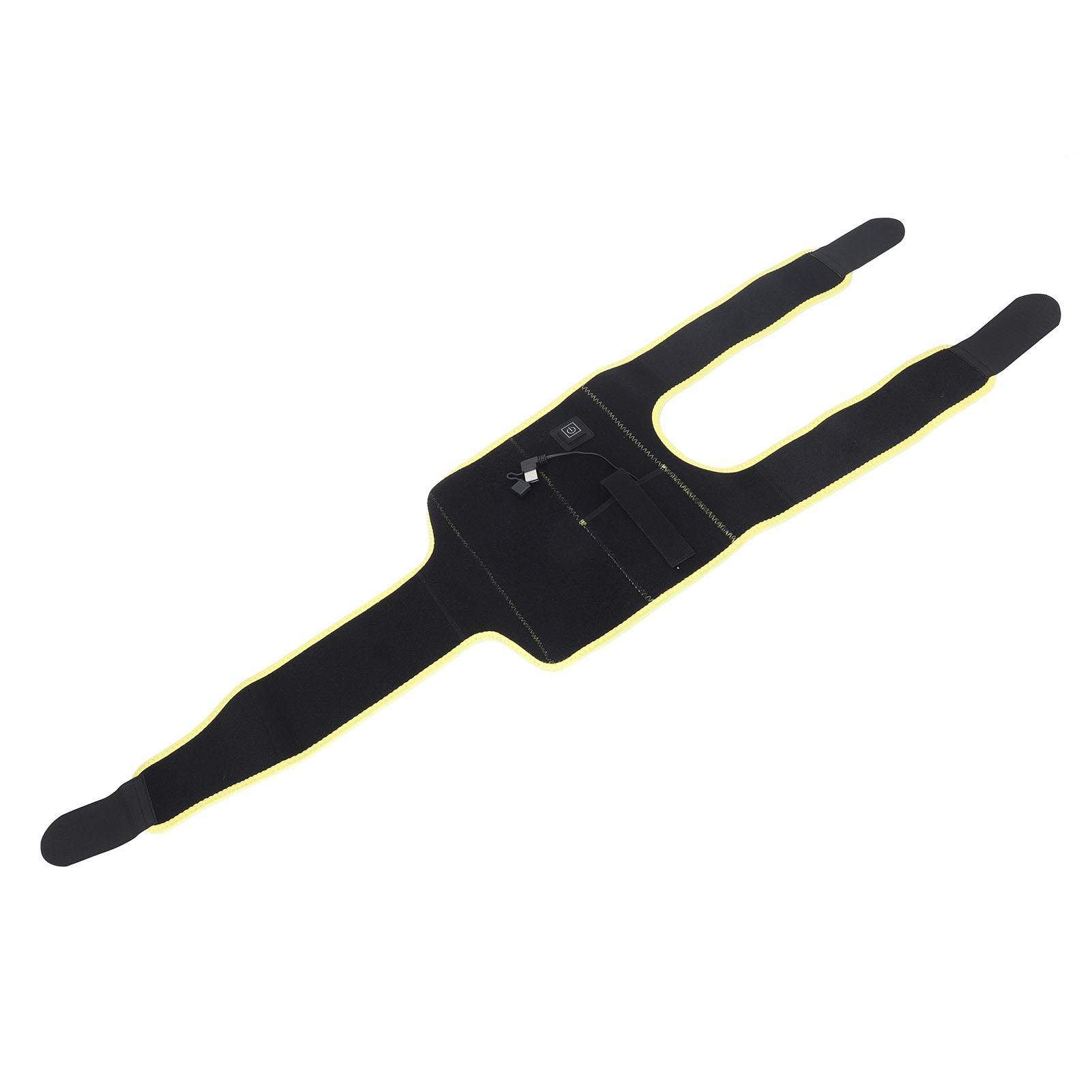 Heating Knee Pad Carbon Fiber Adjustable Temperature Built in Pocket Electric Knee Braces for Elderly People