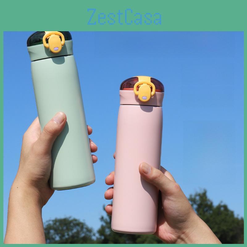 Doublelayer Steel Thermos Stainless 304 Cup With Straw Kids Coldkeeping Edition