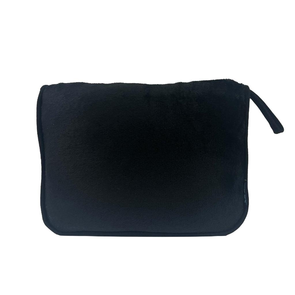 Pătură auto multifuncțională 2-în-1 din flanel și pernă cu logo și fermoar