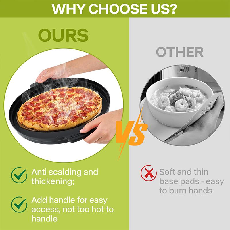 Folding Microwave Cover with Food Splash Proof Design Multi Function Heating Lid for Busy Kitchen Cooking