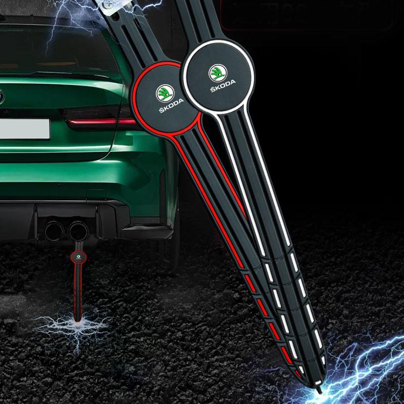 1Pcs Car Anti-static Belt Grounding Car Safety Driving Tools For Skoda Octavia Superb Rapid Kodiaq Karoq Fabia Kamiq Roomster Citigo