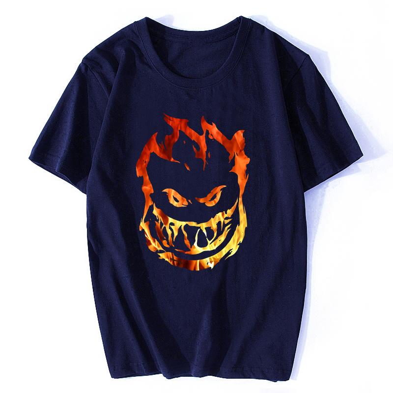 Summer Cotton Brand T Shirt Men Hip Hop Men T-shirt Casual Fitness Spitfire T-shirt Tees Harajuku Streetwear