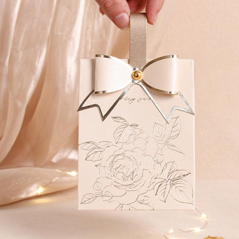 10Pcs Gift Bags, Candy Box Wedding Favors, Small Jewelry Packaging Bags, Kitchen Organizer Sack Set