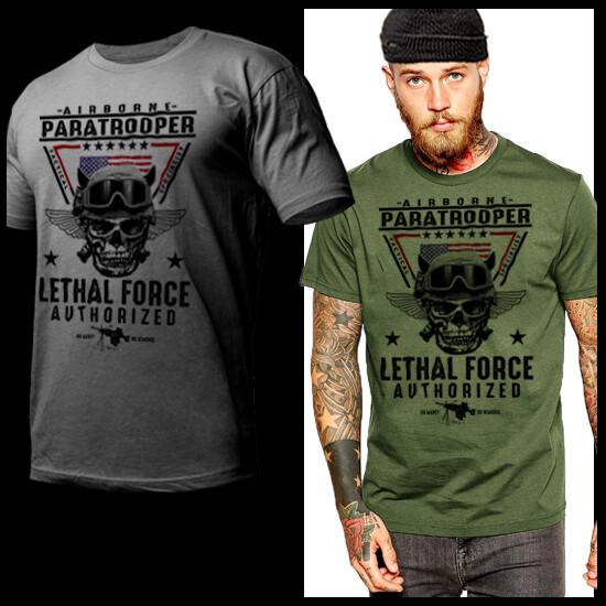 Десантник Военные Парашютные Крылья Боевые Силы Армия Спецназ Футболка Унисекс XXXXL