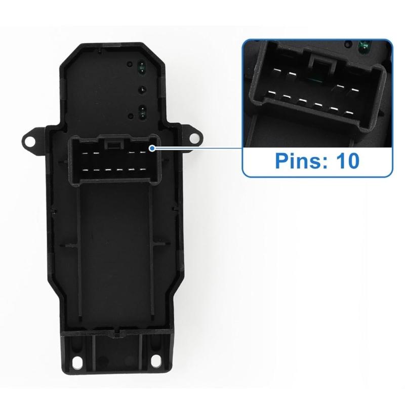 35760TR0A21 Electric Automotive Power Window Control Switches for Select Model Replacement Window Glass Lifters