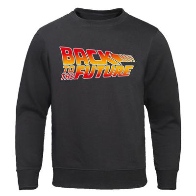 Back To the Future Funny Movie Printed Sweatshirt Men Fashion Clothing Crewneck Pullover Loose Oversized Sportswears