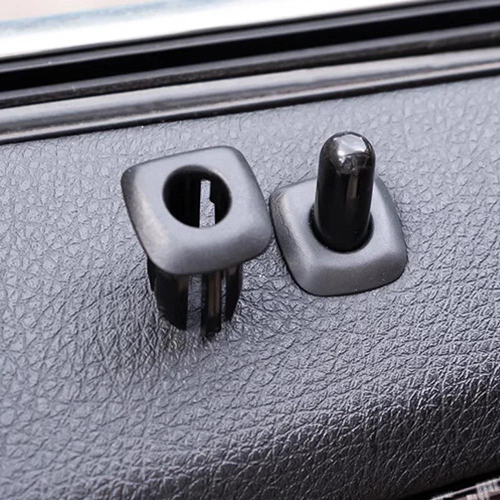 4PCS Car Rear Door Lock Pin Knob Cap for BMW 5 Series F10 F18 E39 X5 E53 520 525 523 528 530 X3 X4 F25 ABS Interior Accessories