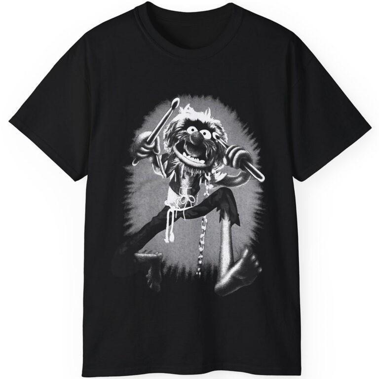 Retro The Muppets Animal Drummer T-Shirt S-5XL Unisex T-Shirt S