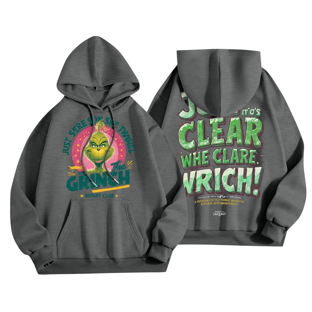 Women's Casual Fashion Christmas Printed Leisure Hooded Sweatshirt With Pockets