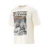 Li Ning Bad Five Letter Print Simple Versatile Short Sleeve T-Shirt Men Tops ATSV537-1