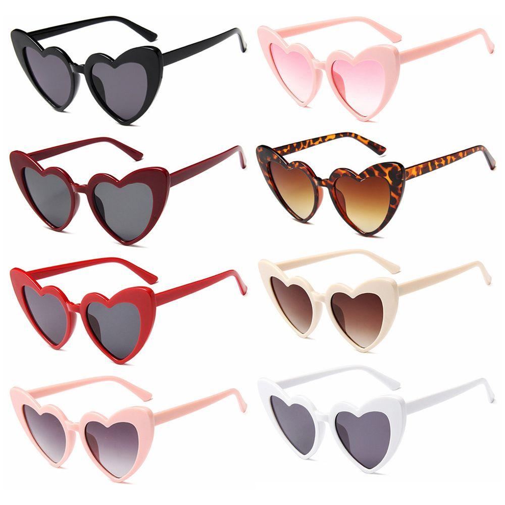 Heart Sunglasses Clout Goggle Vintage Sunglasses Heart-Shaped Sunglasses Eyewear UV400 Protection