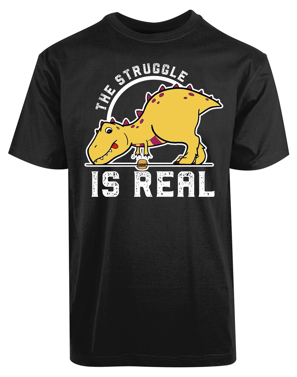 The Struggle Is Real Dinosaur New Men s Shirt Extinct Animal Lover XL