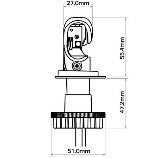 Koito Manufacturing LED Bulb White Beam H4 Replacement Bulb 6500K K214KWT Co., Ltd. (KOITO) (1 Piece)