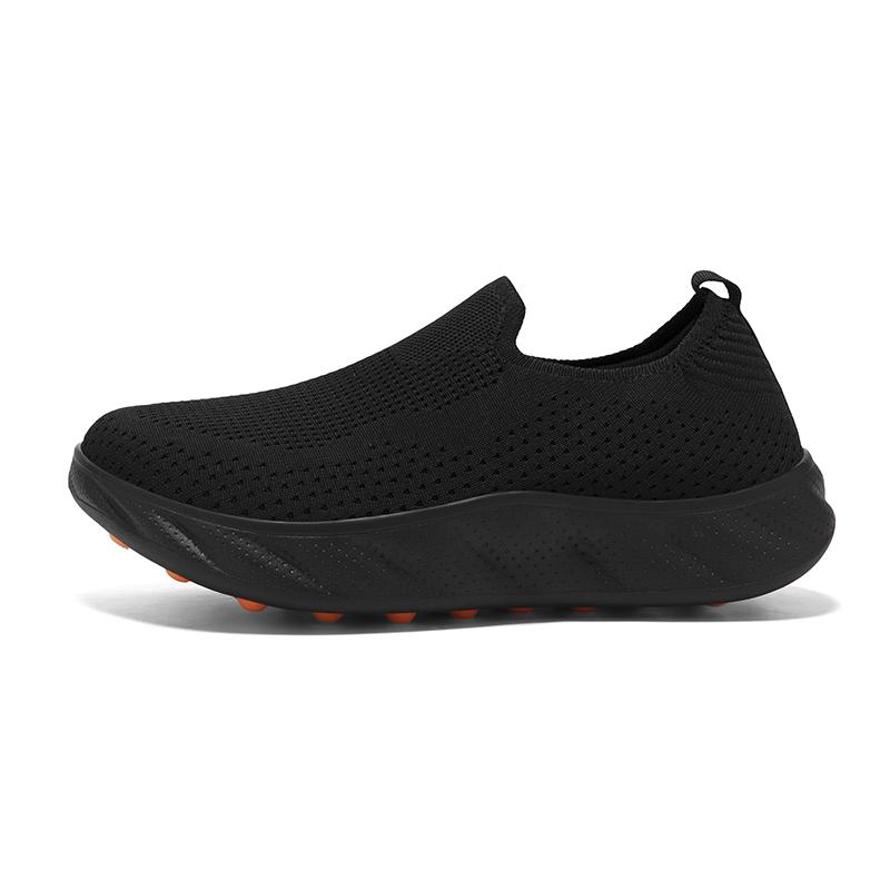 TUINANLE Unisex Wide Toe Couple Sneakers Breathable Lightweight Black Mesh Comfortable All Day Casual Walking Shoes for Daily Outdoor