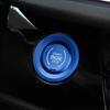 For Chevy Silverado -2026 Blue Aluminum Interior Start Stop Button Cover