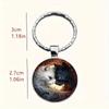 Animal Pattern Pendant - Zinc Alloy Keychain & Necklace for Men