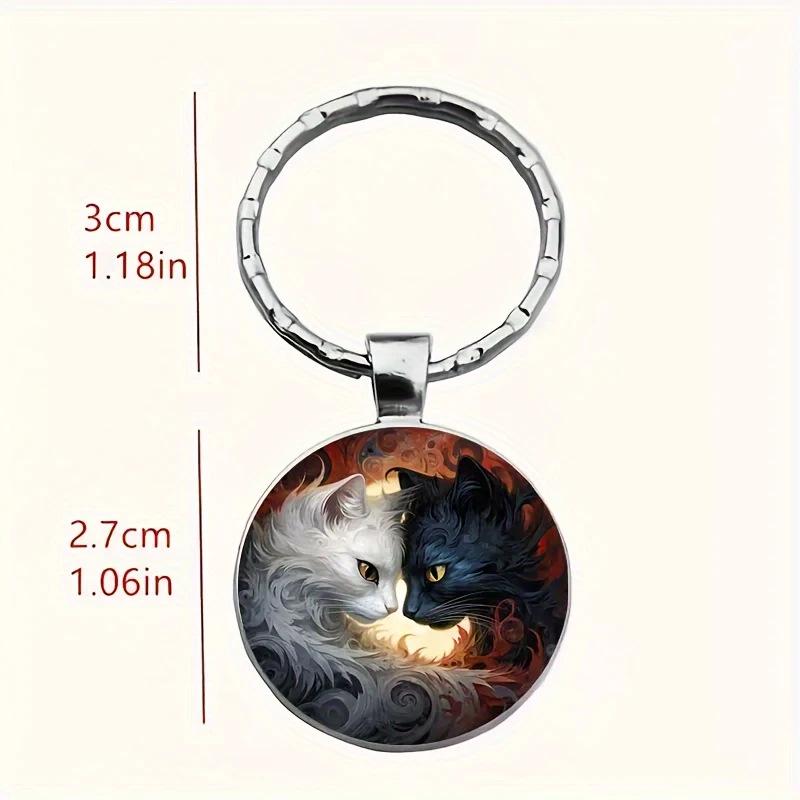 Animal Pattern Pendant - Zinc Alloy Keychain & Necklace for Men