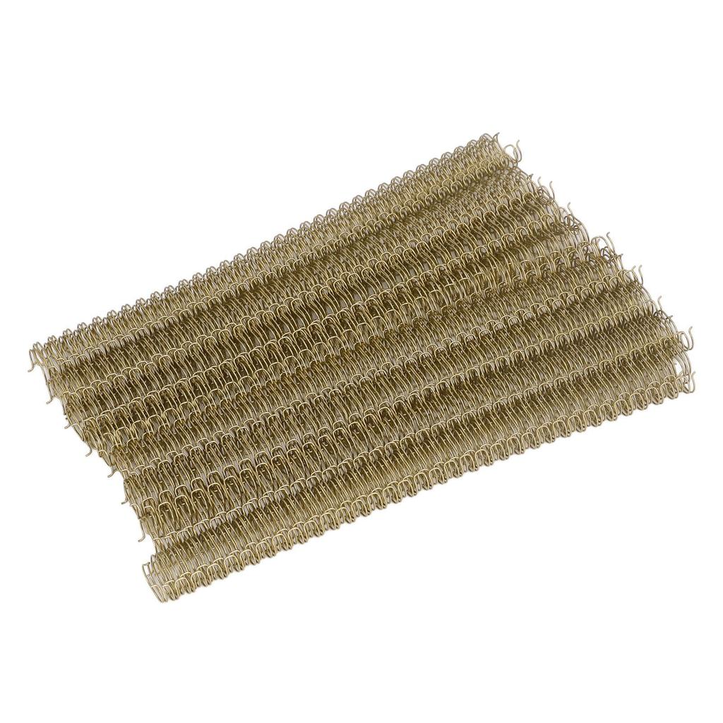100Pcs Double Loop Wire Binding Spine 100 Sheet Capacity 3:1 Pitch 34 Loop 12.7mm Diameter Set Kit for A4 Paper Light
