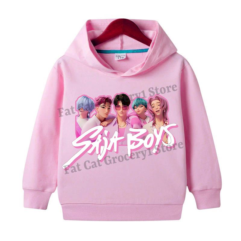 Kpop Mikiny Lovce démonů Dívky Chlapci Anime Rumi Mira Zoey Mikina Dětská Jaro Podzim Pulovr Dlouhý rukáv Dětské oblečení