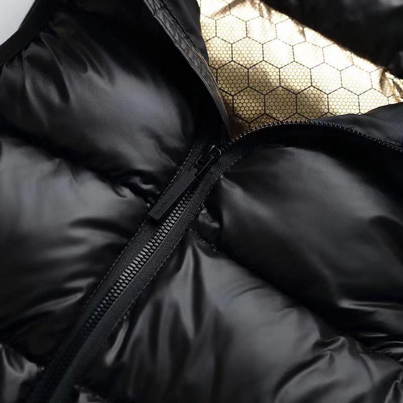 Inverno Caldo Ragazze Ragazzi Foderato in Cotone Dolcevita Coulisse Zip Gilet Piumino Bambino Gilet Termico Abbigliamento Scolastico Bambini Top 5-14 Anni