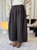 Korean Style Double-Sided Fleece Elastic Waist Casual Loose Pants for Women