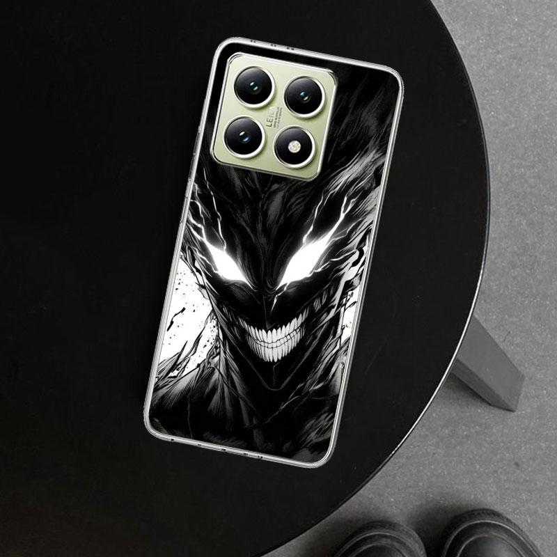 One P-Punch-Man Garou Phone Case Cover for Xiaomi Redmi Note 15 14 13 12 11 Pro Plus 14S 12S 11S 11T 11E 10S 10 Customized Funda