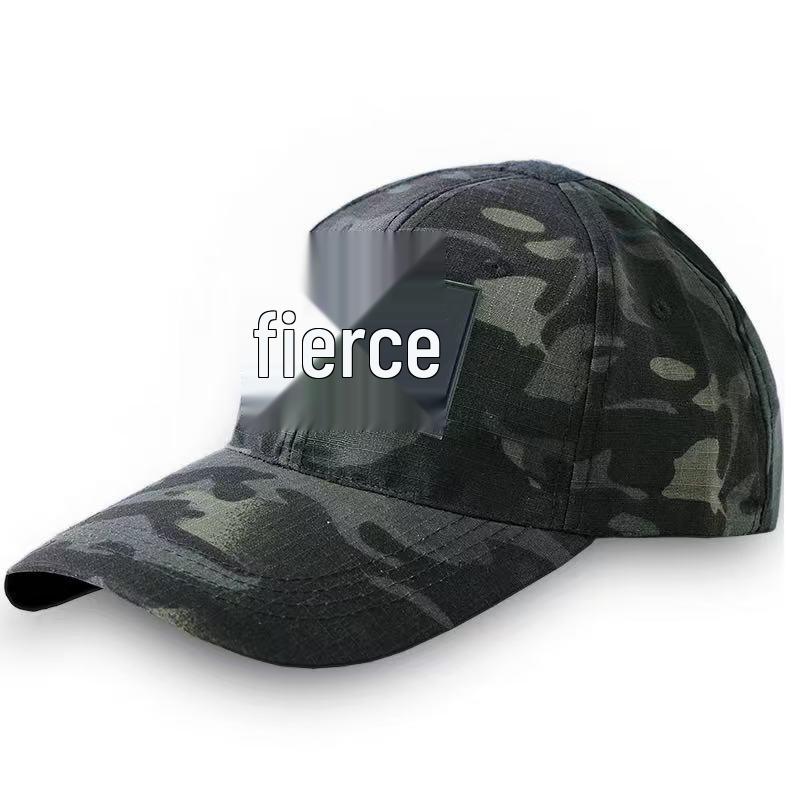Unisex Wide-Brim Camouflage Cap - Outdoor Military, Work & Utility Style for Summer & Spring/Autumn