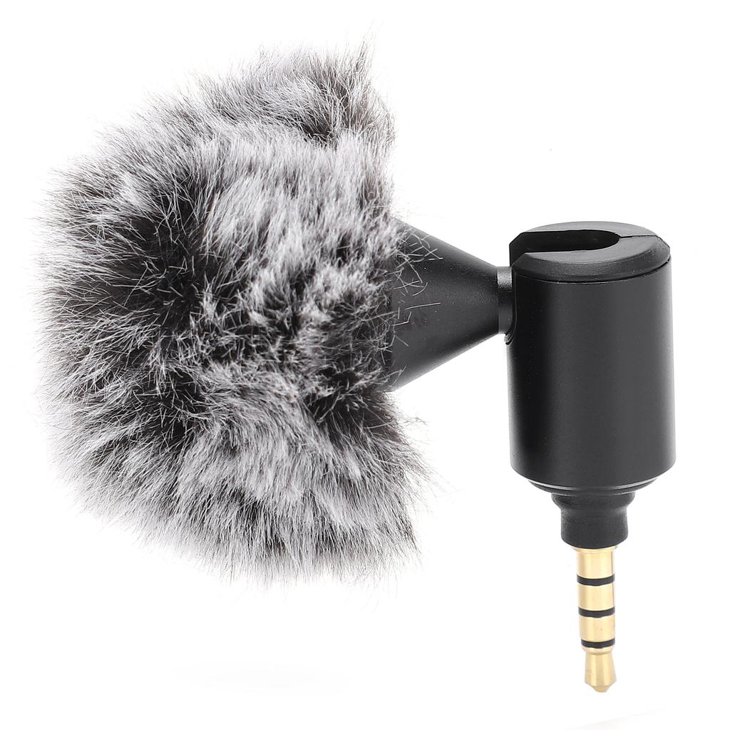 Mini 3.5mm Plug and Play Cardioid Microphone for Mobile Phone DSLR Camera Camcorders