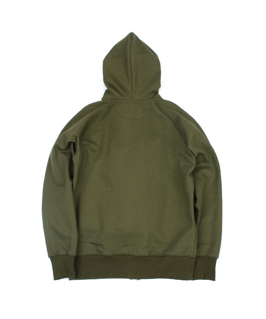 Youneedgarments Zip Sweat Parka (Khaki)
