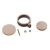 10 st Mini Ring Broderibåge Trä Korsstygnbåge för Ram Hantverkspresenter 30 mm x 25 mm