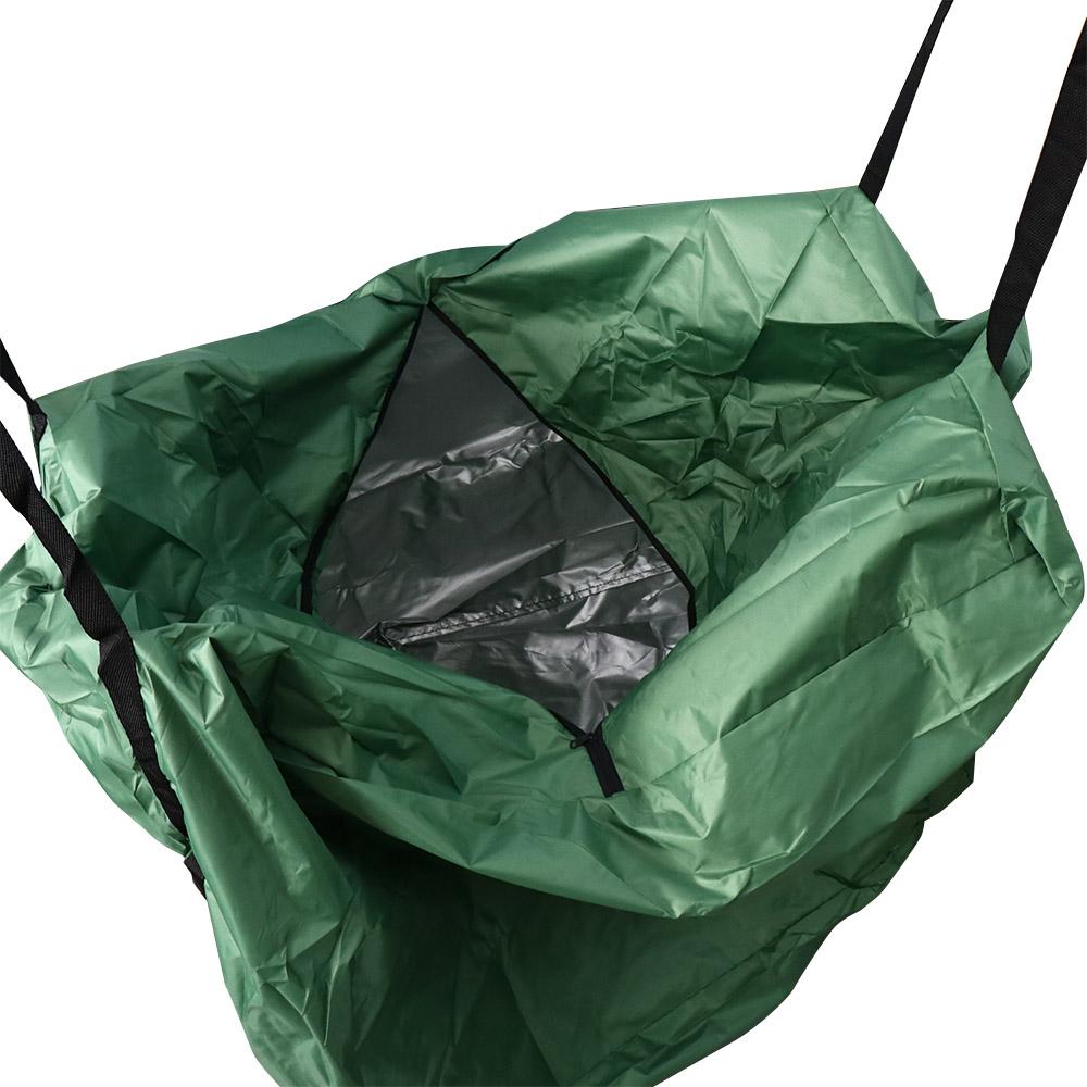 210D Oxford Cloth Cushion Storage Bag Black Zippered Quilts Storage Bag with Handle Square Chair Cover Storage Bag Home