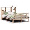 VidaXL Lit bibliothèque sans matelas 120x200 cm bois de pin massif 3322755