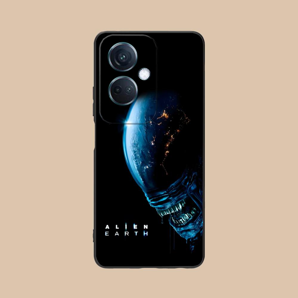 Alien Earth Mobile Cell Phone Case for OPPO Reno 14 13 12 11 10 9 8 7 6 5 F T Pro 5G Colorful Printing Cover Pretty Luxury Cover