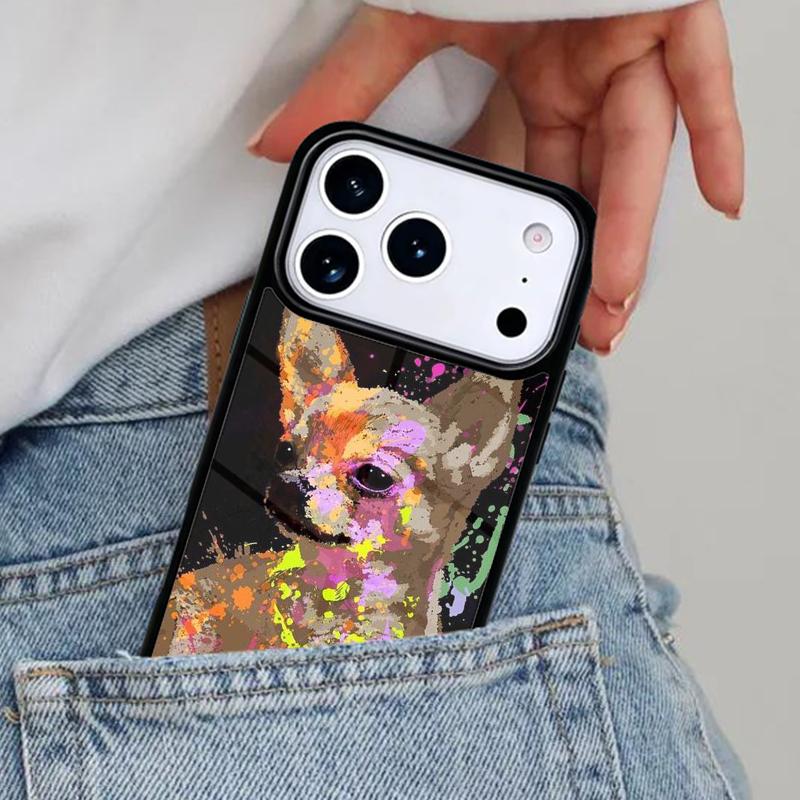 Chihuahua Dog Cute Animal Phone Case for iPhone 16e 15 14 13 12 17 Pro Max Plus Air 17pro Cover Coque