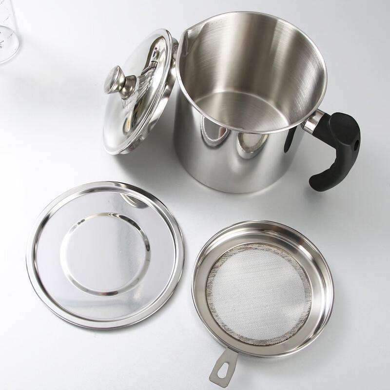 Lechu Heli 304 Stainless Steel Oil Filter Pot