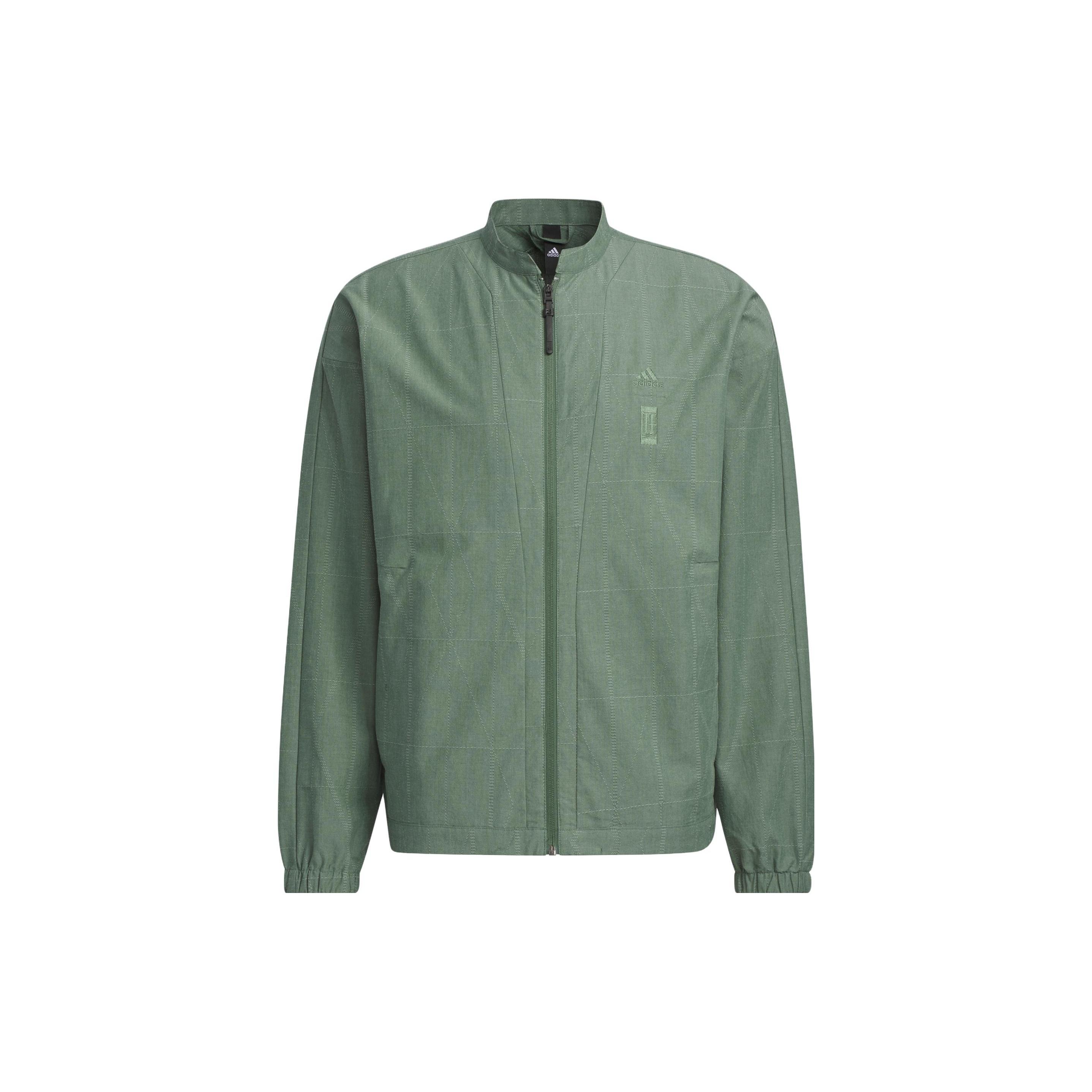 adidas WJ Lin Woven Jackets Olive Green Men s IA8138 XL