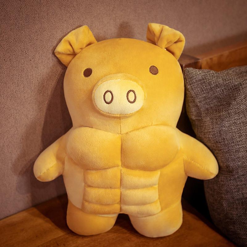 Soft Bear Cute Short Plush Animal Plushie For Bedroom And Nursery Decor Room