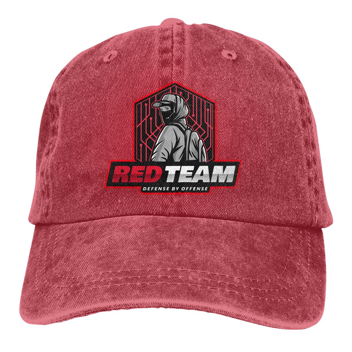

Бейсболка Red Team Defense для кибербезопасности, шляпы унисекс, женский козырек, защита Snapback, операционная система Linux, смокинг, кепки с пингвинами One Size
