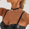 Court style aristocratic temperament collar choker imitation pearl love Korean velvet necklace