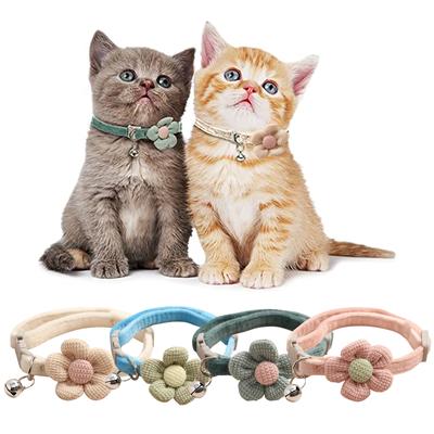 Sagit Pet,Collar,Traction,Cute,Cartoon,Flower,Bell,Collar,Cat,Necklace,Small,Dog,Supplies,With,Bell,Cat-,Collar,Adjustable,Cute,Kitten-,Collar