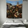 Counter-Strike 2 Wall Hanging Printed Fabric Blanket Decorative Tapestries for Bedroom Living Room Home Decor