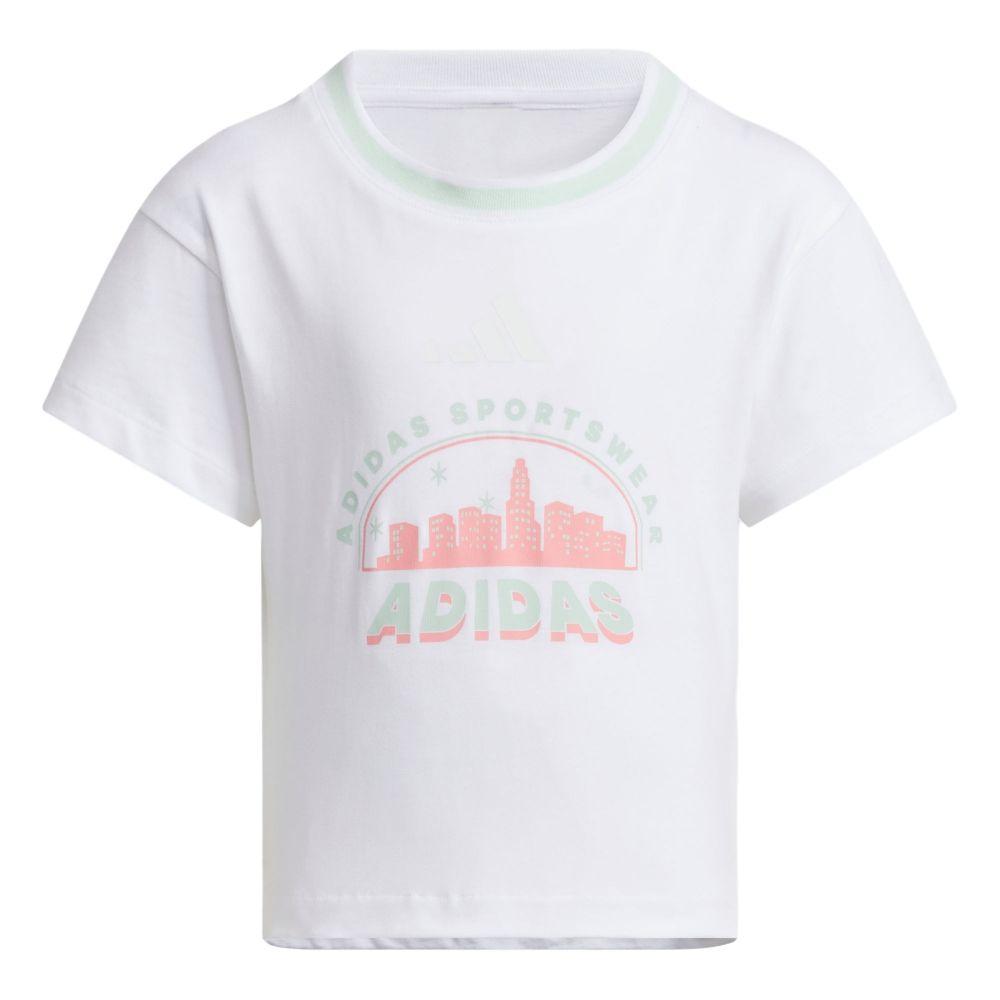 

Adidas T Shirt White Children Aged 3 7 Years Old JL7575 104